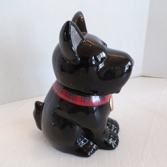 Scottish Terrier Cookie/Dog Treat Jar by Design Studio Scottie 9 1/4" #4023 - Picture 4 of 6